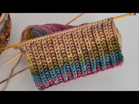 Batik İple Kolay Atkı Bere  Yelek Şal Hırka Bebek Battaniyesi Örgü Modeli ✅️ Knitting Crochet.