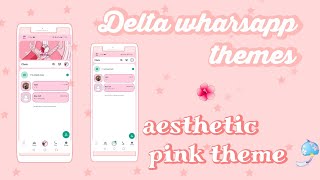 Delta 4.0.4v pink theme 🌿🎐 screenshot 5
