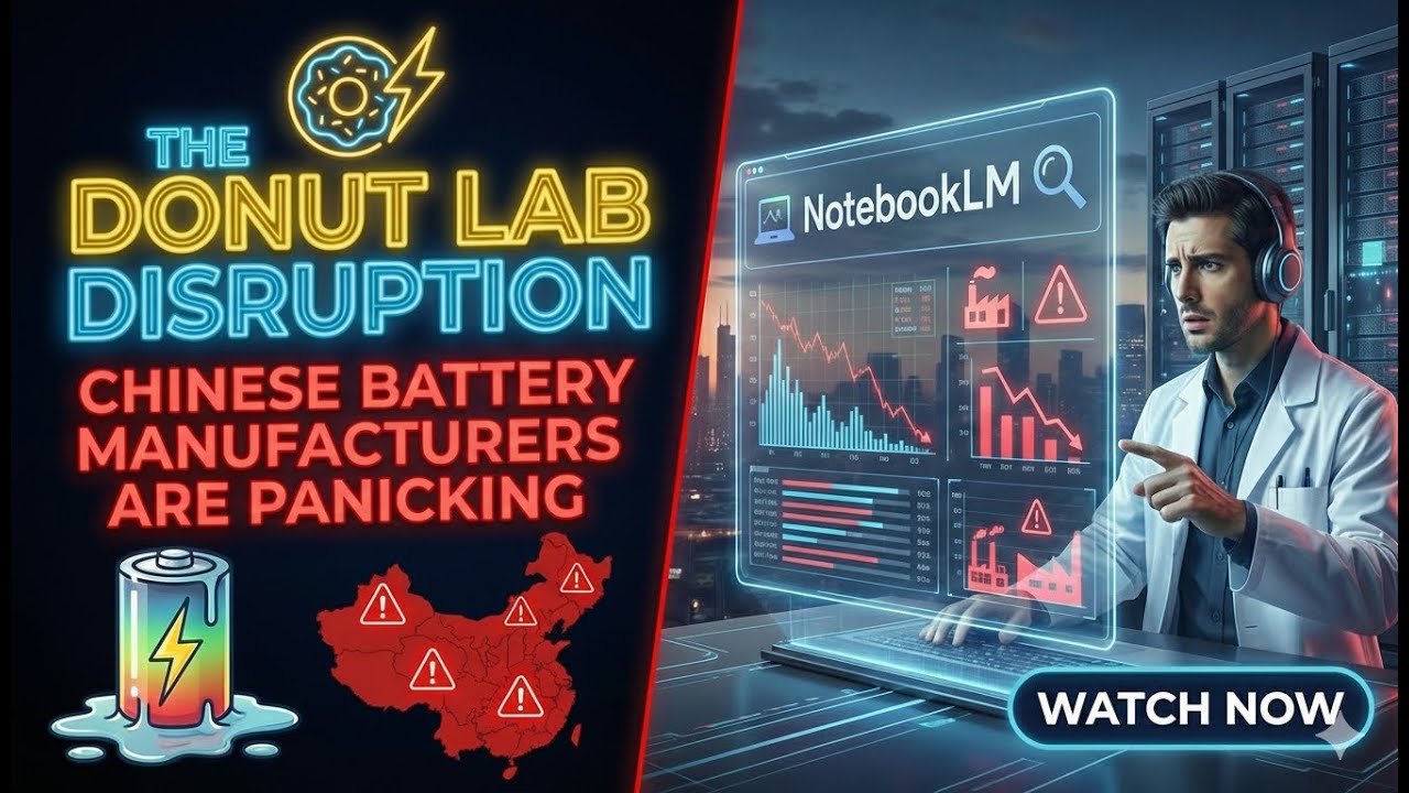 How NotebookLM Revealed the Chinese Battery Crisis | The Donut Lab Effect