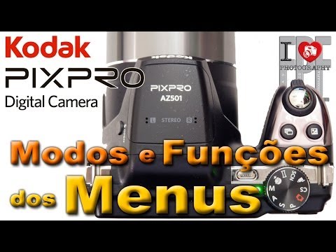 Kodak PIXPRO AZ501 - Review - Manual de Instruções - Menus e Funções da Câmara