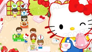 Bonjour Kitty Dream Cafe | Une aventure au café mignon | Bonjour Kitty Jeux | Cartoon d'enfants | screenshot 3