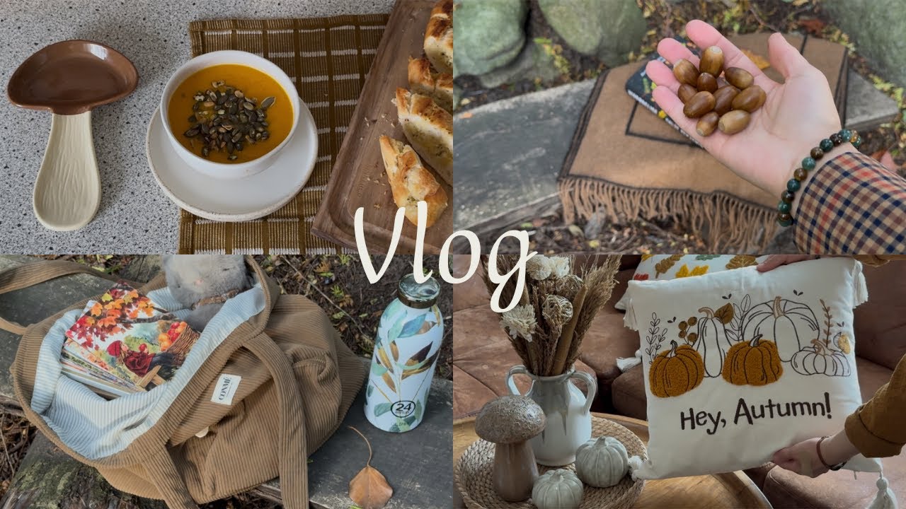 Autumn’s Vibes |🍁 Slow Living & Fall Moments Amidst Nature’s Charm 🍂🧺