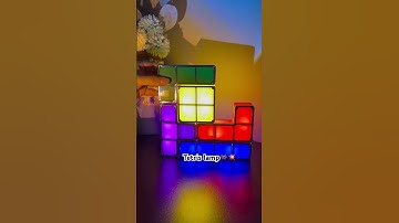 A must-have LED light for Tetris fans👾👾#tetris #lamp #nostalgia
