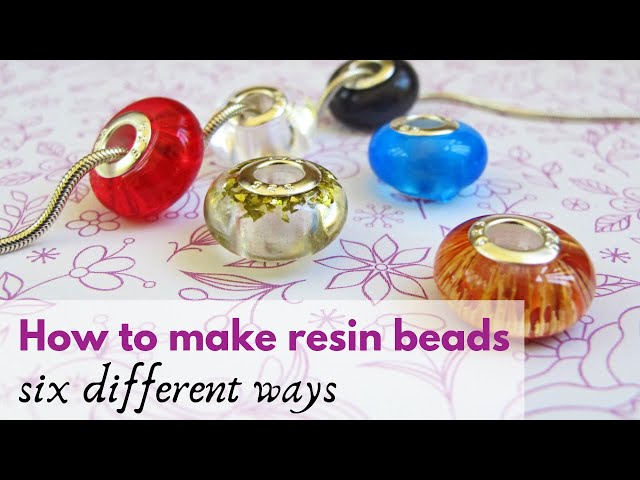 How to make beads with resin 