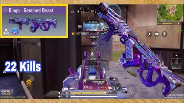 Dingo - Gemmed Beast  | Ranked MP Skin Codm Solo VS Squad Gameplay
