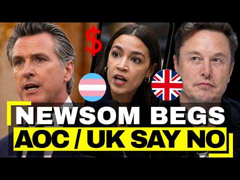 Gavin Newsom Begs Aoc To Stop Sabotaging His Campaign - Caught On Camera