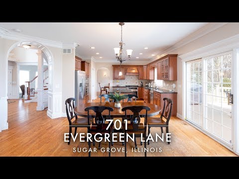 701 Evergreen Ln, Sugar Grove, IL home video tour