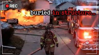 Firefighters Extinguish a Garage Fire — Then Notice the Walls Are Much Thicker Than Expected