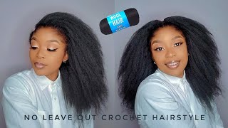 JEEEZ Illusion Crochet Hairstyle W/No Leave Out| Using Brazilian Wool