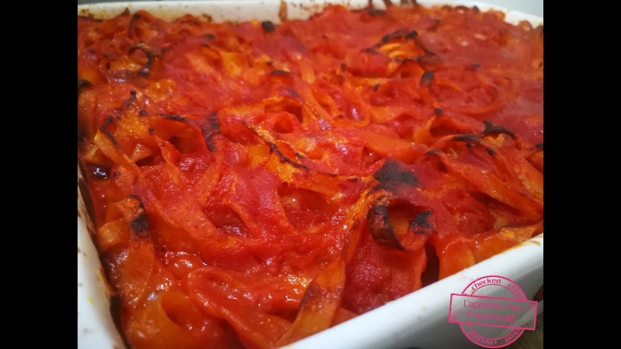 TAGLIATELLE AL FORNO CON POLPETTINE