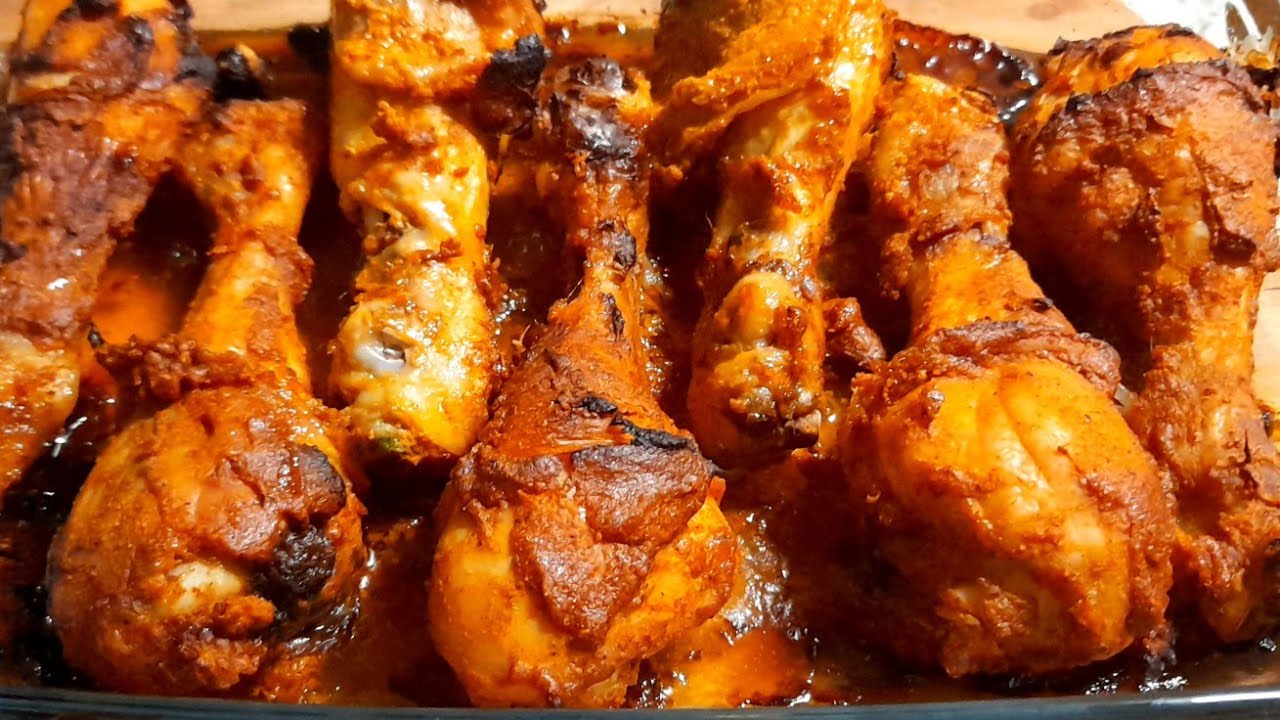 Podudzia w marynacie miodowo musztardowej