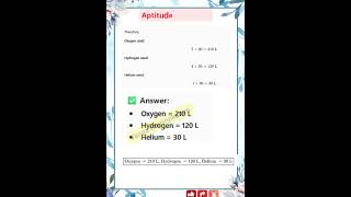 Daily Aptitude Questions & Answers || Aptitude Practice Set || Day 30 #Shorts