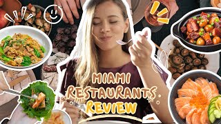 MIAMI (FLORIDA) RESTAURANTS Review  ||  8 BEST RESTAURANTS IN MIAMI ✔