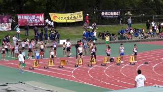 20161010　大阪市陸上競技カーニバル　中学男子　100m　予選　4組　K5