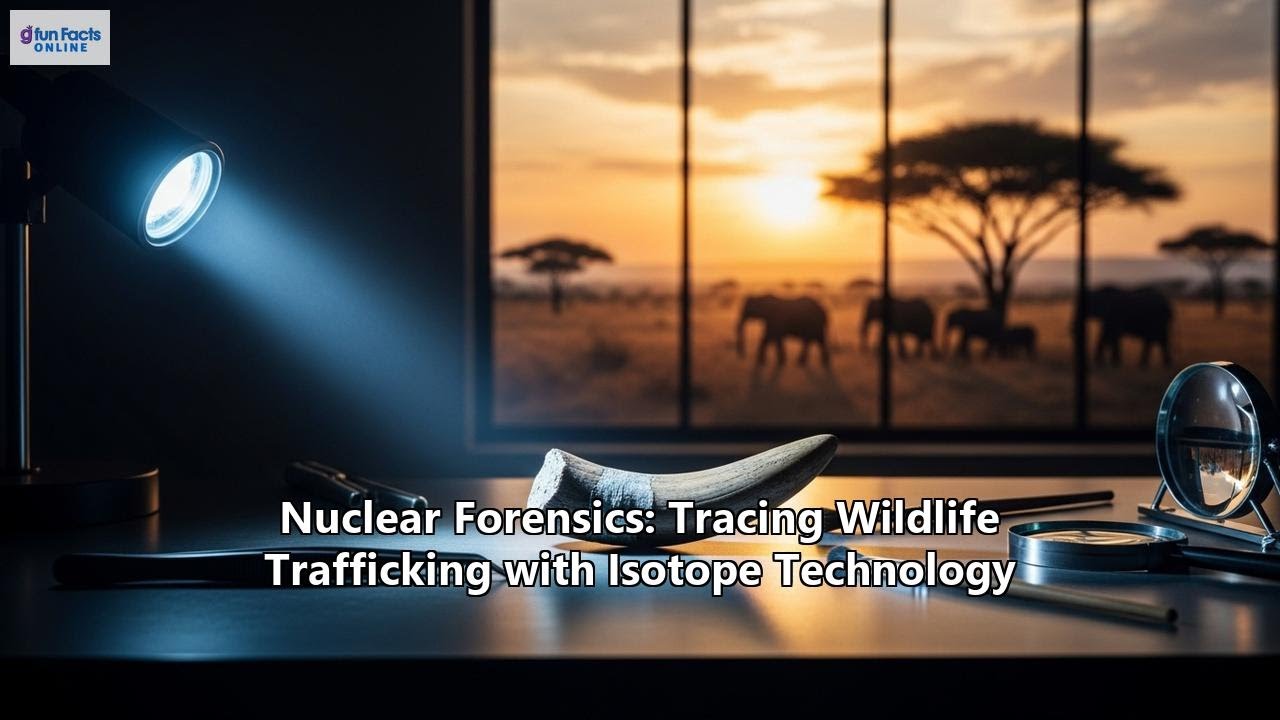 Nuclear Forensics: Tracing Wildlife Trafficking with Isotope Technology