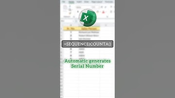 Excel Pro Trick 🤯 Automatically generates Serial Numbers In Excel  #excel