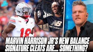 Marvin Harrison Jr Signs With New Balance & The Signature Cleat Is    Something | Pat McAfee Reacts