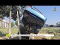 Cəlilabadda minik avtomobili transformatora çırpılıb, sürücü xəsarət alıb