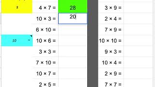Google Classroom Activity - Unlimited Math Multiplication Facts