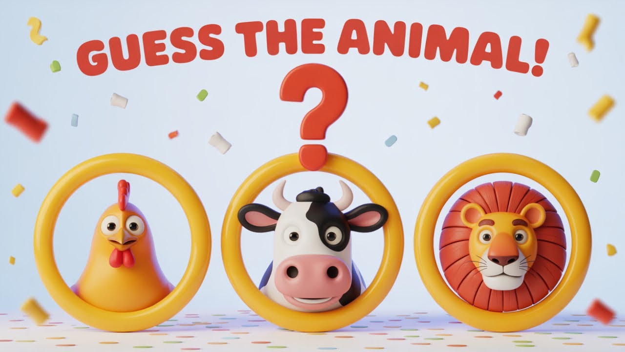 Guess the Animal! | Kids Quiz Game with Sounds