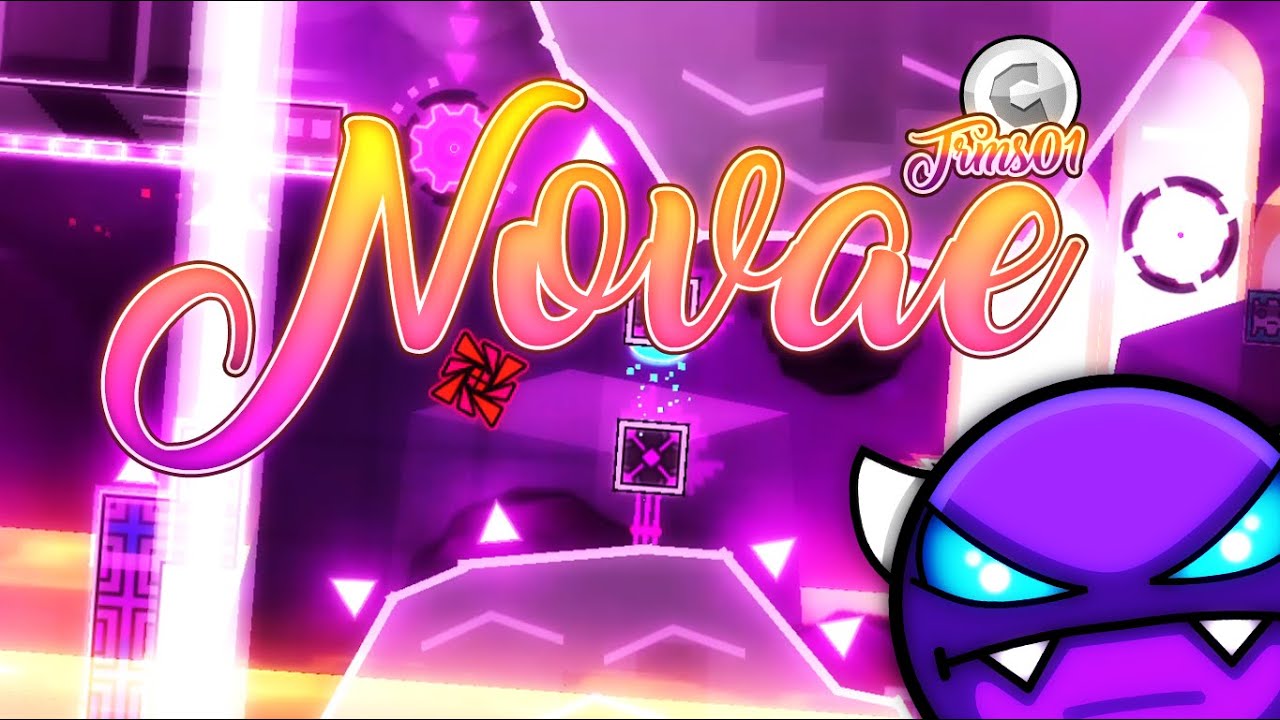 Novae [Weekly Easy Demon] by Trms01 (w/coin) - Geometry Dash 2.207