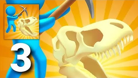 Dig Dinosaur - Gameplay Walkthrough NEW AREA Tutorial Part 3 (ios Android)