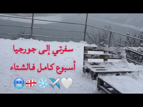 سفرتي أسبوع كامل إلى جورجيا في الشتاء