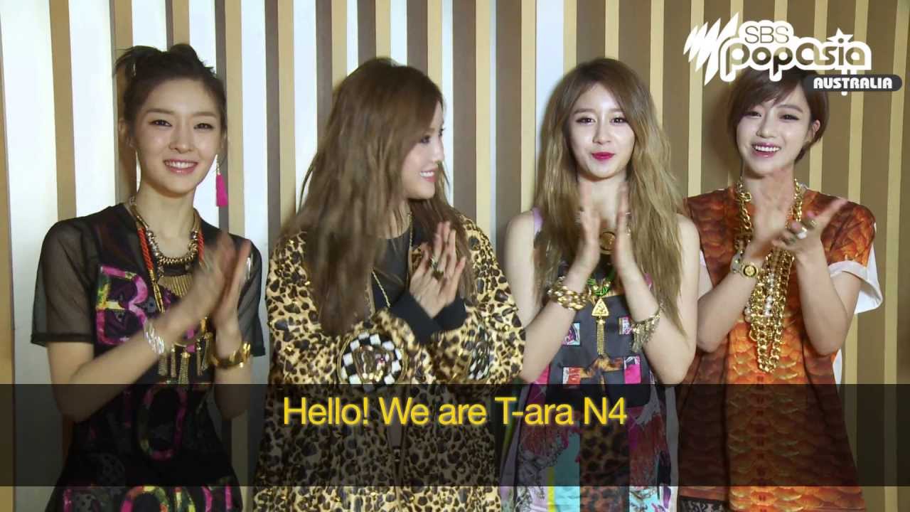 SBSPopAsia chats with T-ARA N4 (티아라 N4)