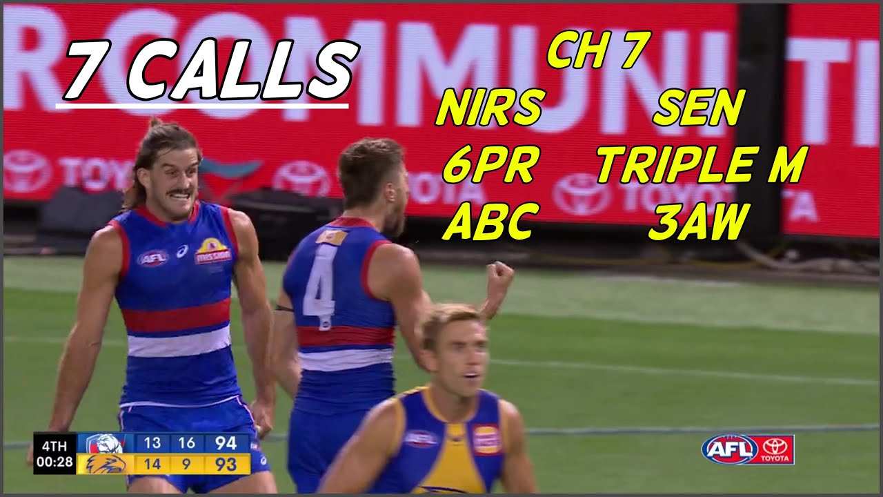 Multi-Call x7 | Bontempelli seals the game after Bailey Williams wins 3-on-1 | 2021 Round 2 WB v WCE