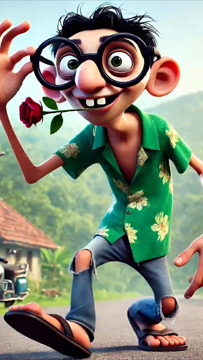 ഞാൻ സുന്ദരൻ അല്ലേ | Njan sundaranalle Ai Animation Funny Song | #ai #animation #malayalamai #comedy