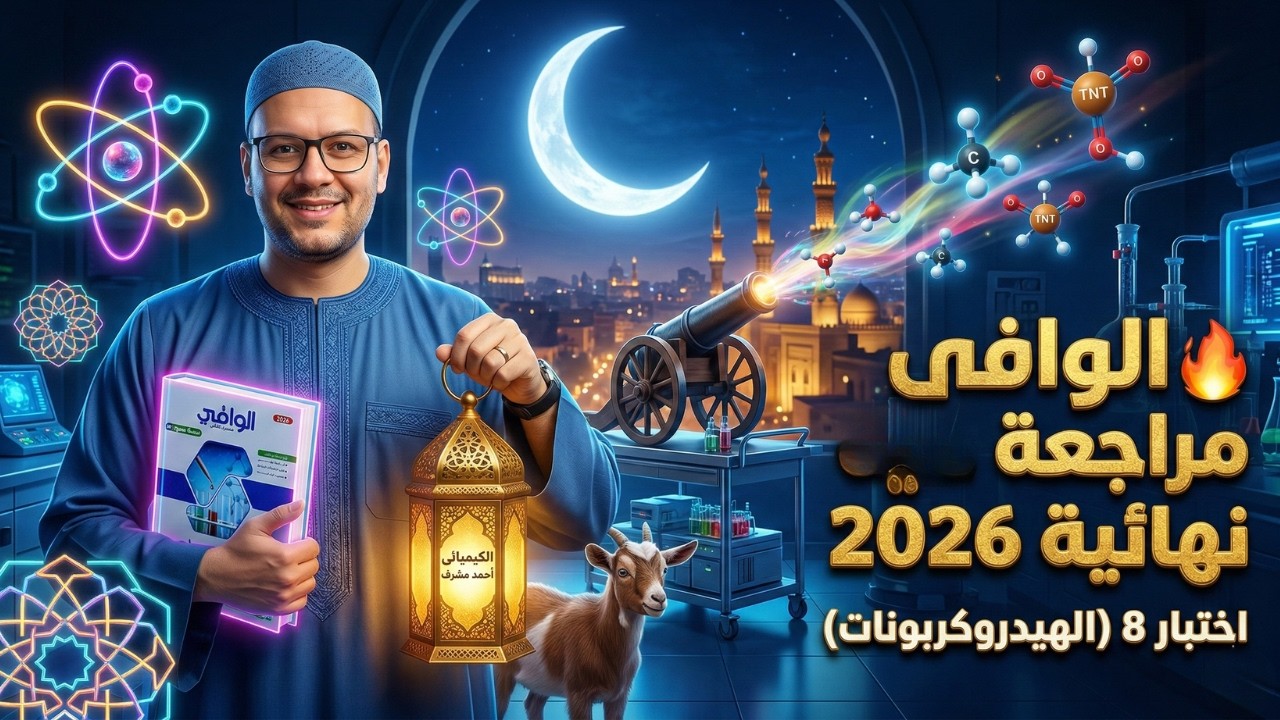 حل وفرم اختبار8 الهيدروكربونات الشامل | كتاب الوافي مراجعة نهائية 2026 - أهم الأسئلة المتوقعة