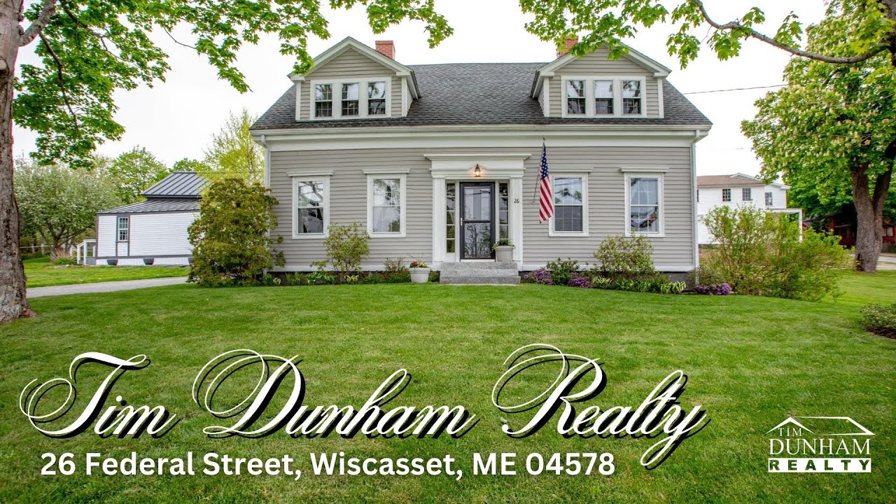 Tim Dunham Realty Real Estate Listing in Wiscasset Maine House for
