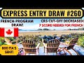 Express Entry Draw #260 For Canada PR | Canada Immigration | Canada PR Process 2023 | Dream Canada