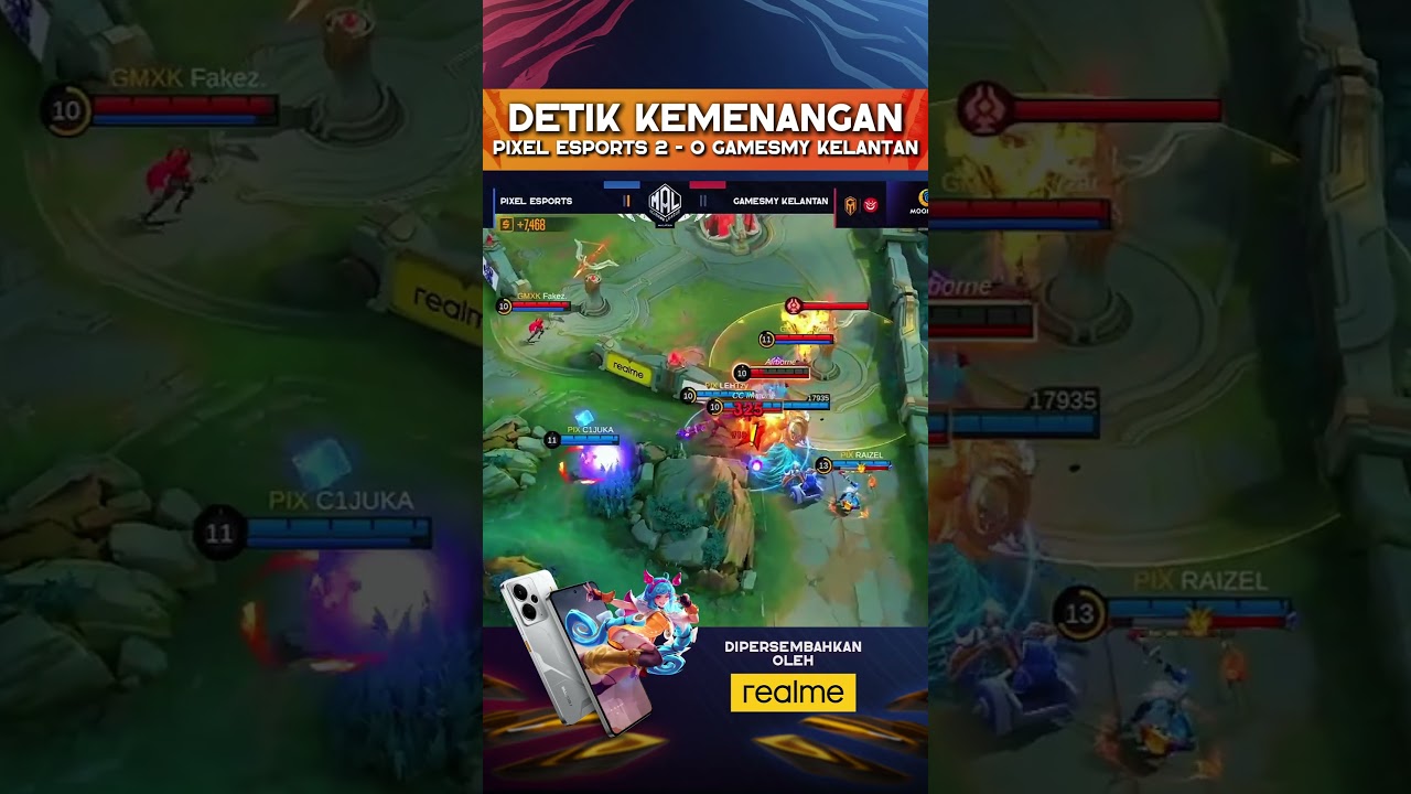 Kejutan di pentas MAL MY S3 apabila pasukan PIX menewaskan GMXK 2-0.