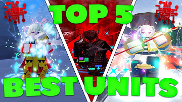 *TOP 5* Best Units For EVERY Element in Anime Last Stand...