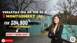🏡Montgomery, AL | Versatile SFH or use as a 2 unit!