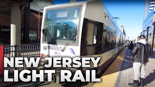 New Jersey Hudson-Bergen Light Rail Ride from Newport to West Side Avenue (January 27, 2022)