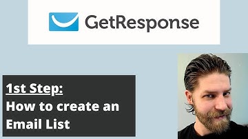 GetResponse: Create an Email List ✉️