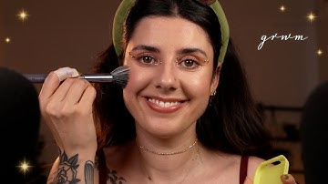 ASMR doing my makeup ✨ (as we catch up! 🫶)