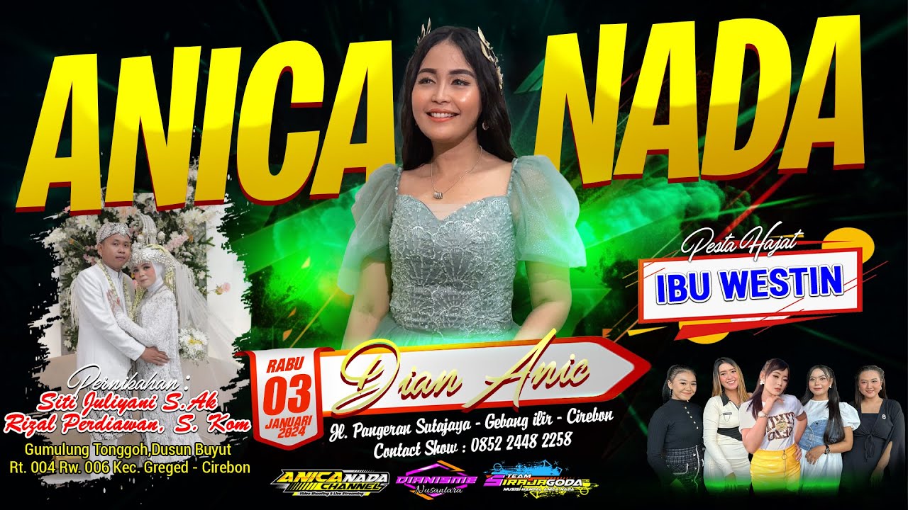 🔴LIVE ANICA NADA ( DIAN ANIC ) | MALAM 03 JANUARI 2024 | GUMULUNG TONGGOH | GREGED | CIREBON
