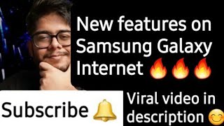 Samsung Internet Browser Top 10 Hidden Features Samsung Galaxy Smartphones screenshot 2