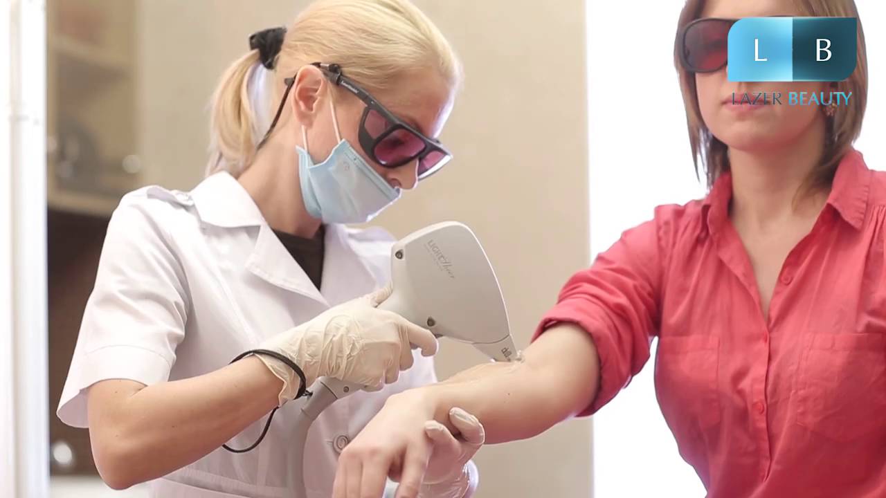 Лазерная эпиляция рук - YouTube