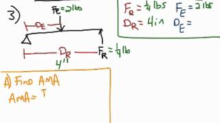 POE - Third Class Lever Calculation