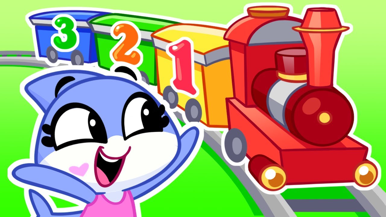 😍🚂Choo Choo Train | Numbers1️⃣2️⃣3️⃣, Shapes and Colors +