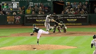 PIT@OAK: Joyce slaps a single that plates Marte