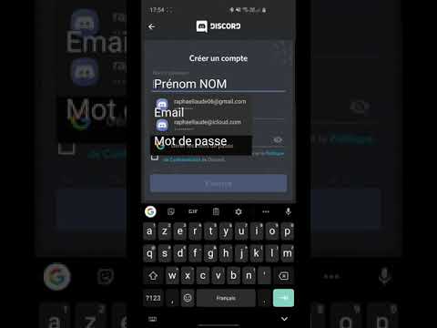 Création d'un compte et première connexion au serveur Android