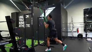 Band Assisted Split Stance Jump Wealth
