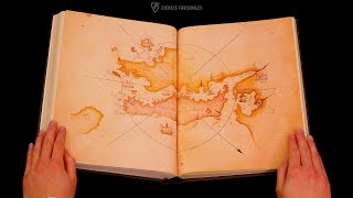 DAS KITÂB-I BAHRIYE: PIRI REIS' BUCH DER SEEFAHRT - Blättern im Faksimile (4k / UHD)