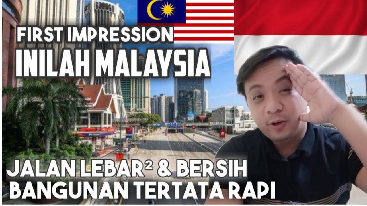 JALAN RAYA DI MALAYSIA SANGAT LEBAR DAN BERSIH SERTA BANGUNAN TERTATA RAPI -  Mr. Bas
