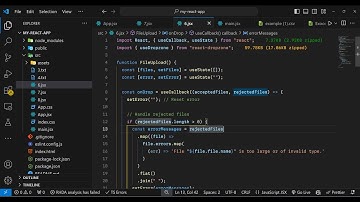 Build a React.js Drag and Drop Files With Live Preview and Size Using react- dropzone Library